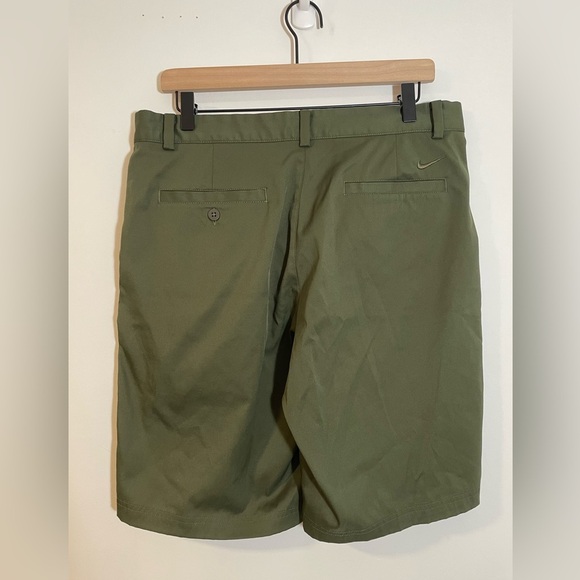 Nike Golf Standard Fit Olive Green Dri-Fit Performance Shorts Size 33 - Picture 5 of 10